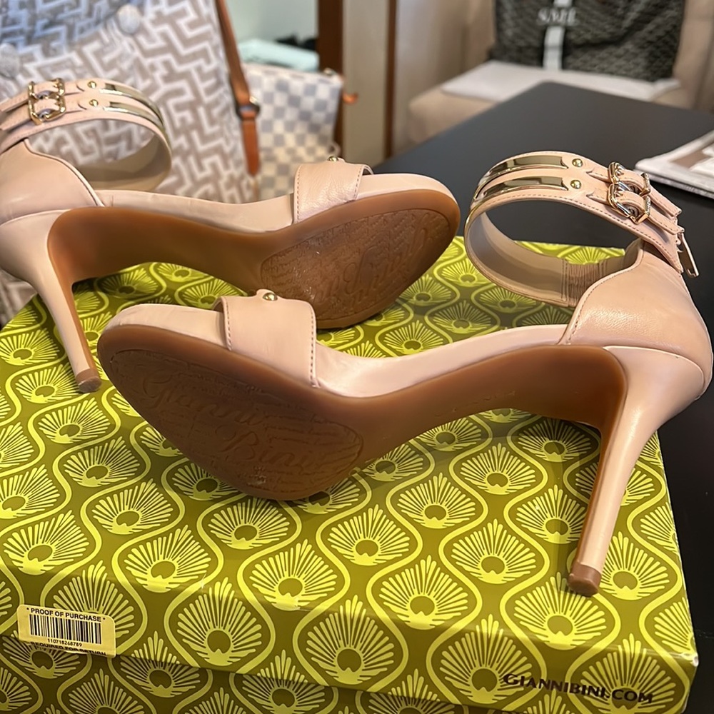 Gianni Bini Nude Heels - Picture 5 of 7